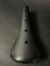 VINTAGE CINELLI UNICANITOR RILSAN PISTA TRACK BLACK SADDLE SELLA NOS CMT