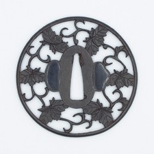 Samurai Tsuba antica spada