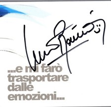 Massimo Ranieri Signed Album