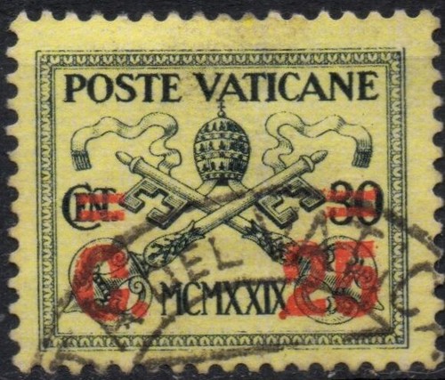 Vaticano 1931 usato su - su, 30