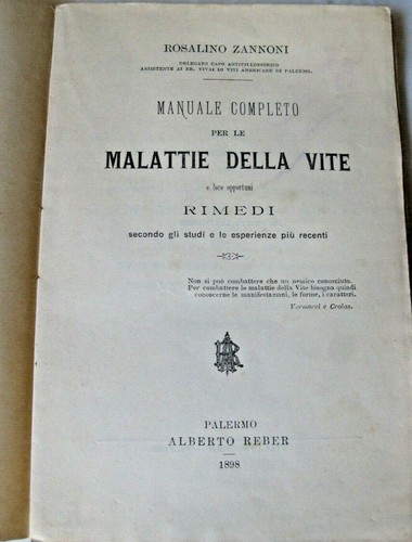 Manuale per malattie della - ,