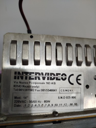 Monitor crt arcade intervideo - crt,