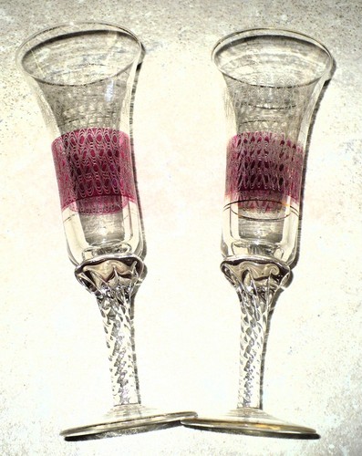 Calici champagne in vetro - 2, di