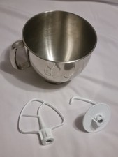 Cucina Aiuto Ciotola Miscelatore Acciaio Inox KSM150 Originale 4,8L con......