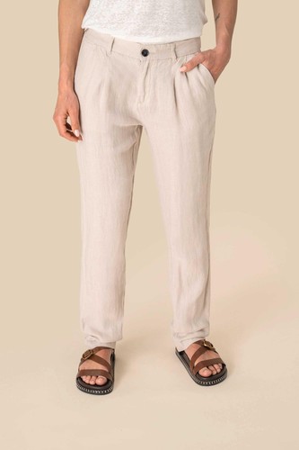 Pantaloni lino donna - di, |