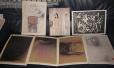 Francesco Menzio, Emilio Vedova, Piero Guccione.. Riproduzioni di opere.