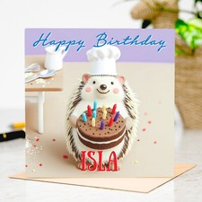 Biglietto Compleanno Riccio