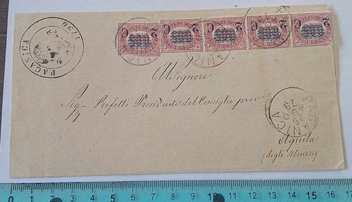 Paganica 1879 striscia - paganica(aq), di