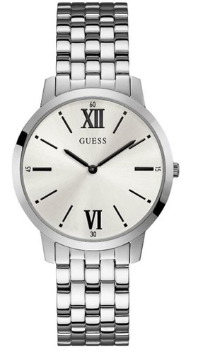 Guess gents broker stainless - gents,