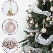 44PCS Palline di Natale Oro