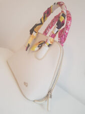 Borsa color avorio a tracolla da donna Carpisa con zip in pelle