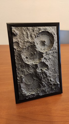 Modello cratere lunare - modello, 3d