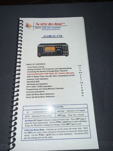 Icom 718 mini manuale di - icom,