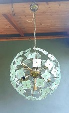 Lampadario Sputnik, FontanaArte, Zeroquattro, Murano. Anni'60/70