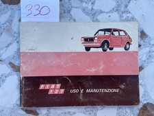 Libretto uso e manutenzione FIAT 127 - 1972 - Originale