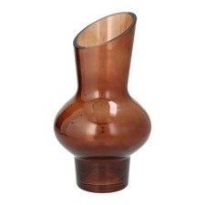 Vaso in vetro marrone 17x30 cm
