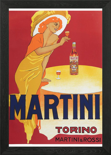 Martini rossi torino poster - martini,