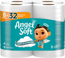 Toilet Paper, 8 Mega Rolls =