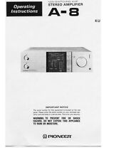 Pioneer A-8 Amplificatore