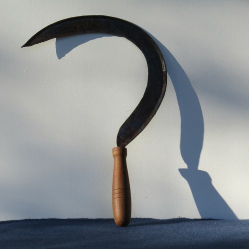 Falce metallo legno - 1, in