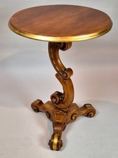 TAVOLINO DI FORMA ROTONDA NOCE PRIMI DEL SEC.XX