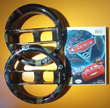 CARS 2: videogioco DISNEY PIXAR PAL Nintendo Wii + 2 volanti personalizzati PG7 