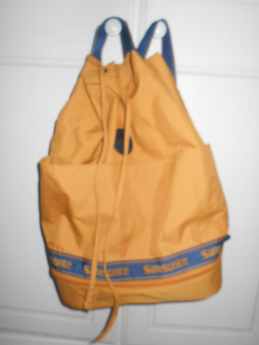 Zaino samsonite giallo senape - zaino,