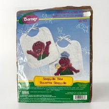 Bavaglini Barney vintage punto