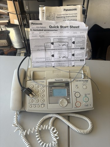 Panasonic fhd331 fax e - panasonic,