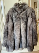 pelliccia volpe argentata