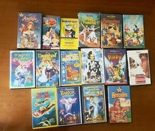 Lotto 16 VHS cartoni Disney