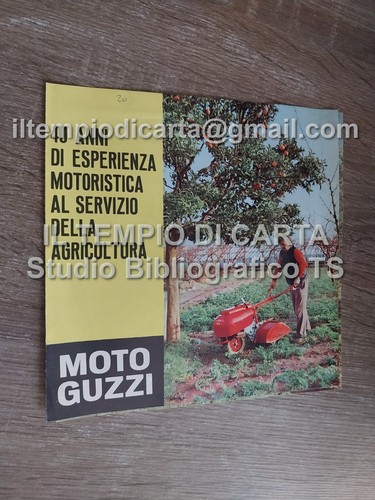Brochure depliant moto guzzi - brochure,