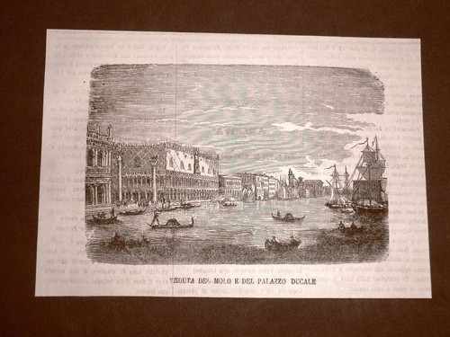 Venezia nel 1865 - , veduta