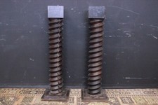 Bellissima coppia colonne / colonna / spirale / legno / Francia / francese / FRA