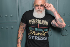 T-shirt pensione pensionato