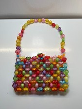 Borsa donna a mano perle cuore