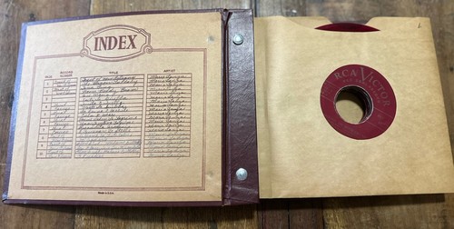 Vintage record album binder - record,