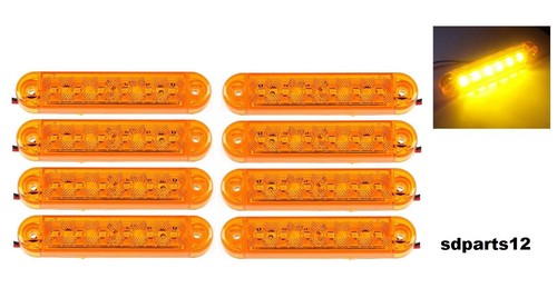 Set luci 6 led - 8, ingombro