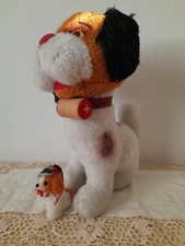 CANE SAN BERNARDO CON BARILOTTO PELUCHE + ALPINO VINTAGE '60  '70