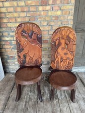 coppia di sedie etniche