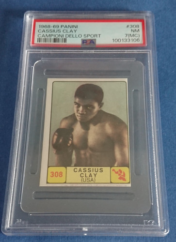 Cassius clay non rookie card - non,