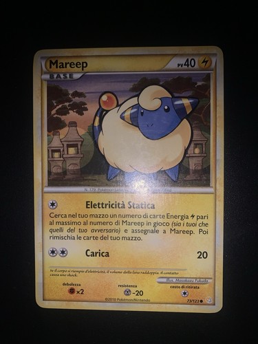 Carta pokémon mareep 123 - pokémon,
