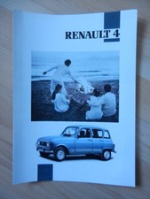catalogue RENAULT 4 juillet