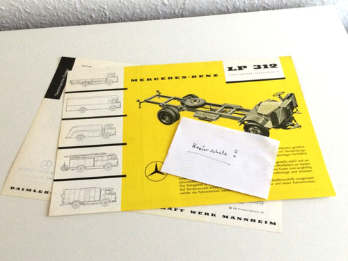 Mercedes benz 312 depliant - mercedes-benz,