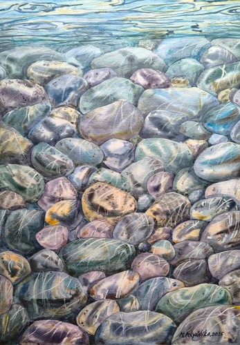 Pietre marine colorate sole - pietre,