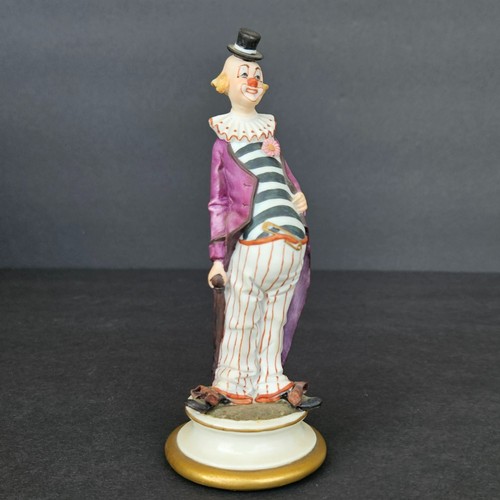 Statuina pagliaccio porcellana