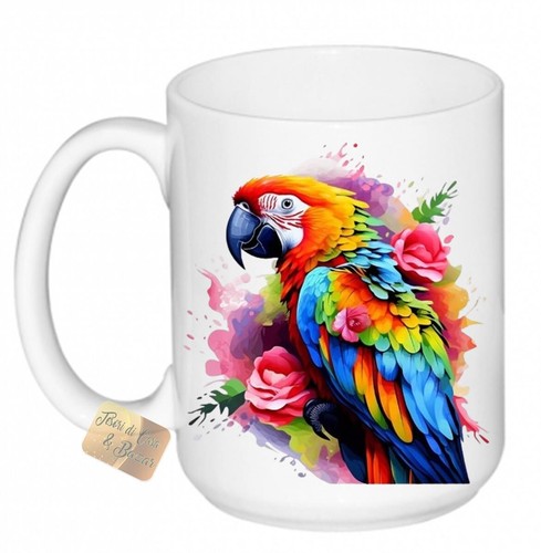 Tazza latte mug pappagallo - latte,