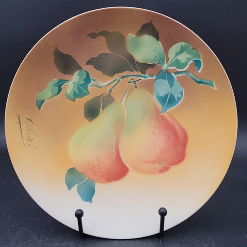Antico piatto dipinto - , a