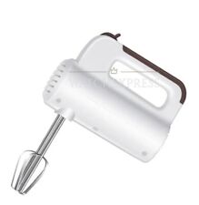 SBATTITORE ELETTRICO FRULLATORE PER DOLCI A 5 VELOCITA' A DUE FRUSTE