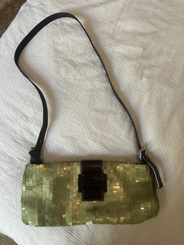 Sequin fendi green metallic - sequin,